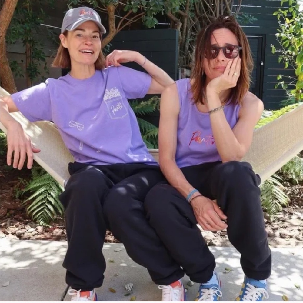 Pants Podcast Tank Top | Leisha Hailey & Kate Moennig, LGBTQ, Lesbian Colors